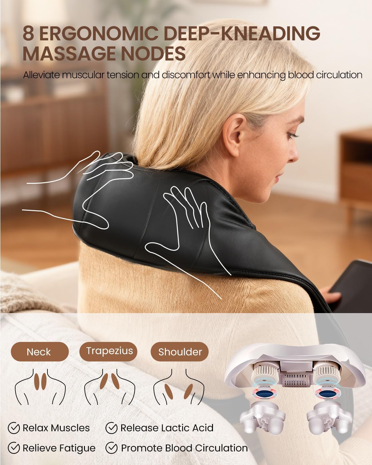 Deep Relief Neck & Back Massager