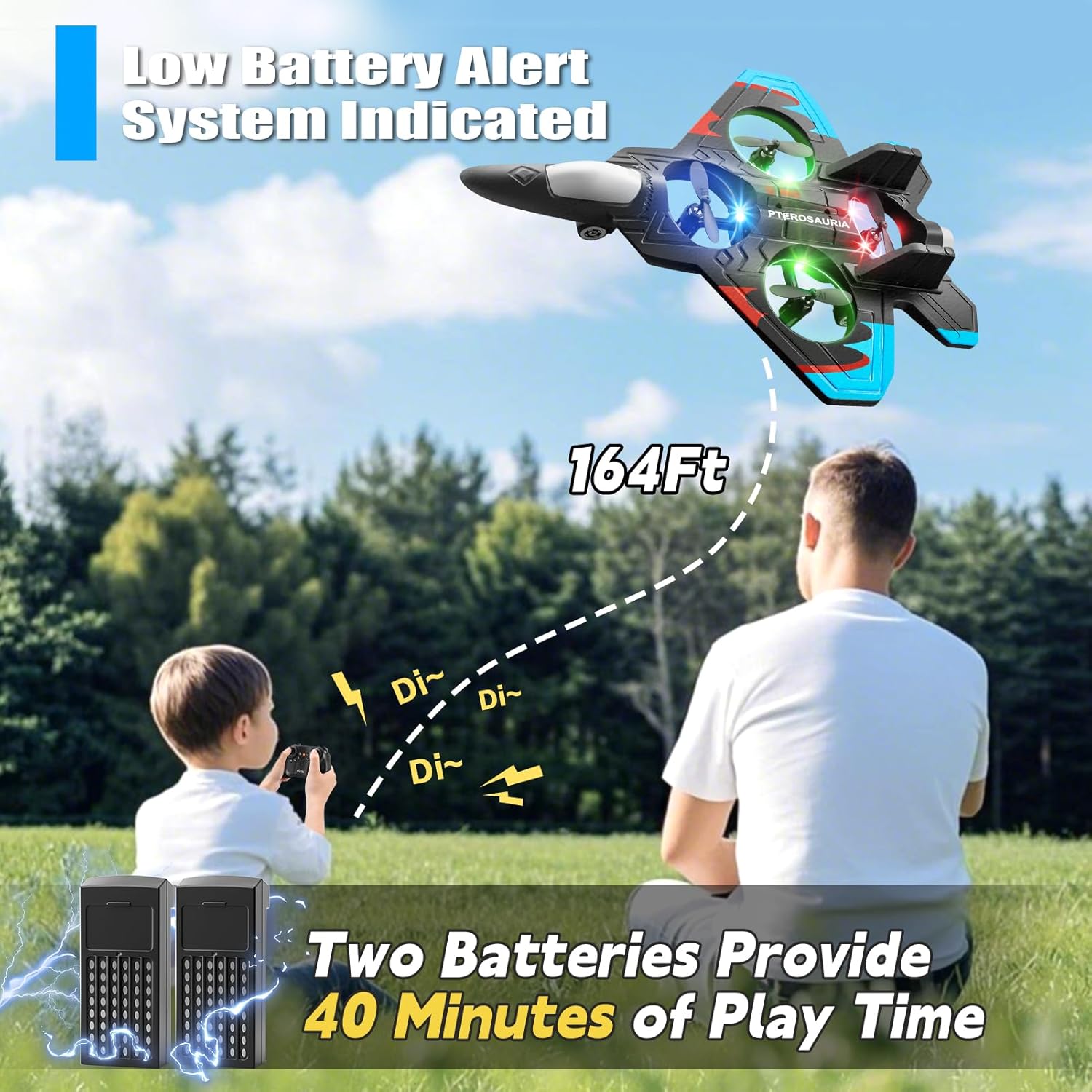 SkyFlip RC Fighter Jet