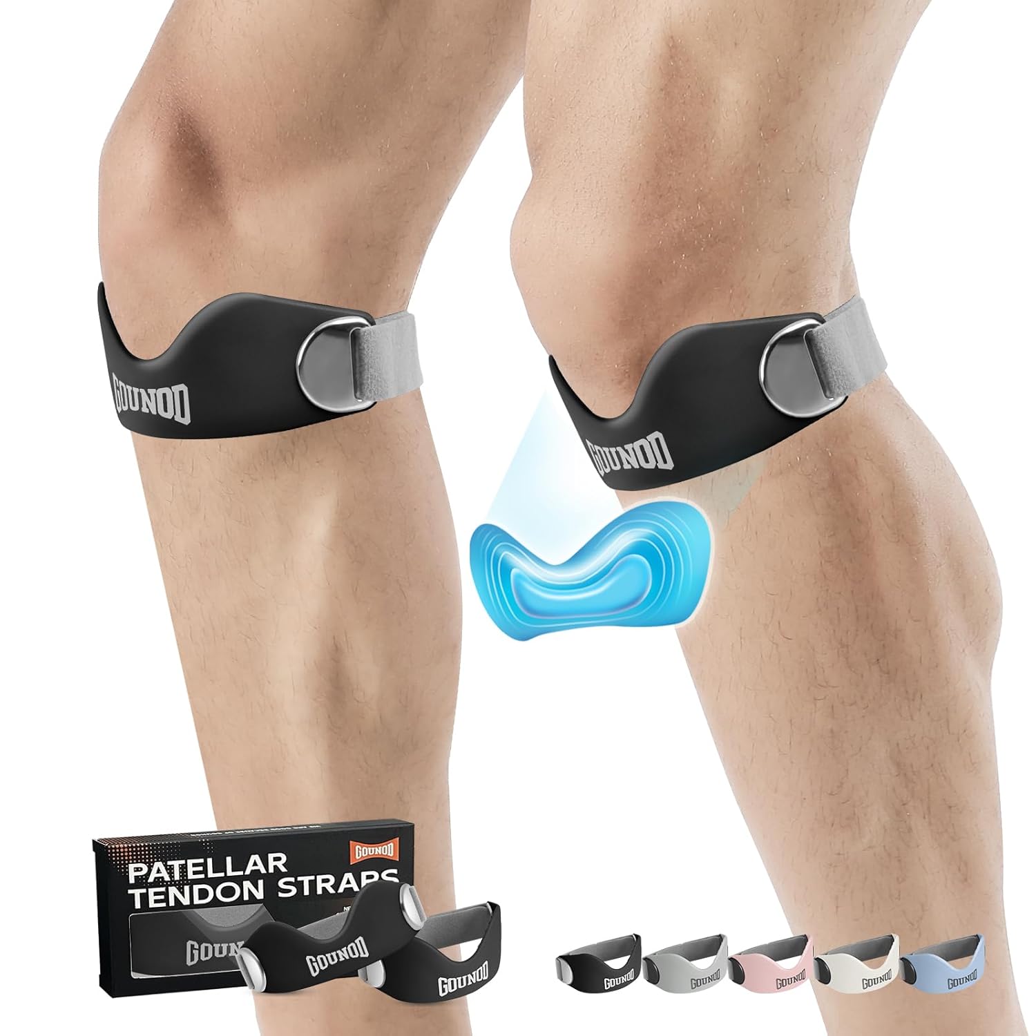 Patella Knee Straps (2 Pairs)