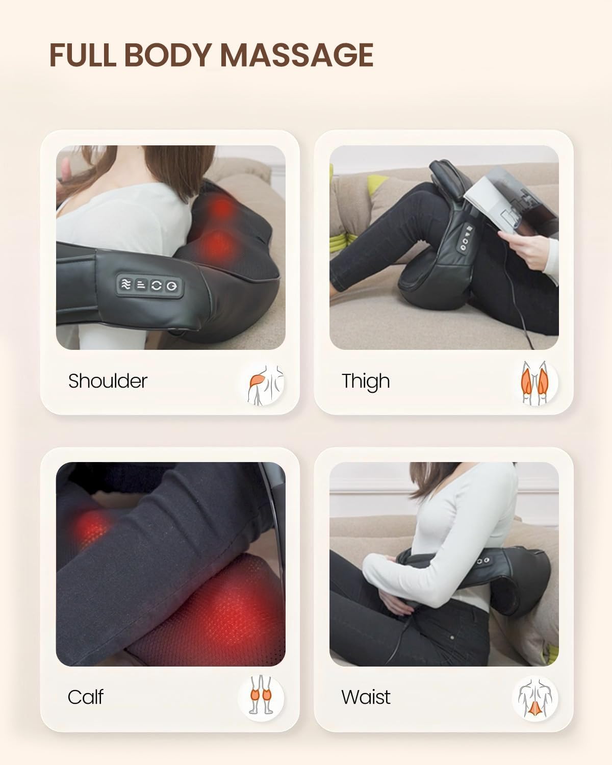 Deep Relief Neck & Back Massager